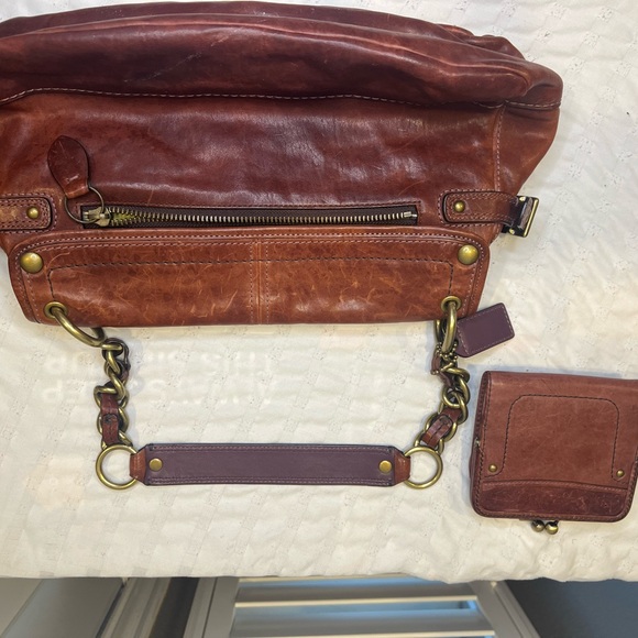 Coach 65th Anniversary Mahogany Red Vachetta Leather Limited Edition with Wallet - Picture 3 of 15